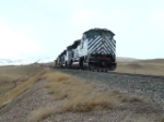 MRL 4308 SD70ACe helping up Bozeman Pass